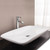 Modern White Lagoon Ceramic Above Countertop Basin for Australian Bathroom Renovations