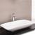 Della Francesca White Ceramic Lagoon Above Countertop Basin - Side View, Stylish Bathroom Sinks Australia