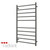 Radiant RTR02 Round Bar Heated Towel Rail 600 x 1100mm Gun Metal Grey Stainless Steel Bathroom Ladder Australia