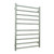 Radiant RTR04 Mirror Polished Round Heated Towel Rail 750x1200mm with 10 Bars for Australian bathrooms.