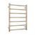Radiant RTR01 Round Bar Heated Towel Rail 600x800mm in Champagne finish, premium 201 stainless steel bathroom ladder available in Australia at Renovator Store.
