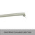 Radiant Single Round Bar Heated Towel Rail 650mm in Brushed Satin finish for modern Australian bathrooms.