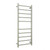 Radiant RTR430 Brushed Nickel Round Bar Heated Towel Rail 430x1100mm with 10 Bars for Modern Australian Bathrooms