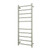 Radiant RTR430 Brushed Nickel Round 10 Bar Heated Towel Rail 430x1100mm for modern Australian bathrooms.