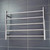 Radiant Australia RTR03 mirror polished 5-bar round heated towel rail measuring 750mm x 550mm for modern Australian bathrooms.