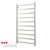 Radiant STR02 Mirror Polished Square 10-Bar Heated Towel Ladder 600x1200mm for modern Australian bathrooms.