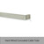 Radiant Vail Brushed Satin 650mm Single Square Bar Heated Towel Rail for modern Australian bathrooms.
