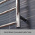 Radiant RTR530 Mirror Polished Stainless Steel Round Heated Towel Rail 530x700mm with 8 Bars for Australian Bathrooms.