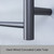 Radiant RTR06 Gun Metal Grey Round Bar Heated Towel Rail 750x750mm Stainless Steel Bathroom Ladder Australia