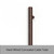 Radiant VTR-950 Vertical Heated Towel Rail 40x950mm in Oil Rubbed Bronze finish, a premium 201 stainless steel single bar towel warmer for luxury Australian bathrooms.