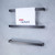 Radiant Vail Gun Metal Grey 650mm Single Square Bar Heated Towel Rail for modern Australian bathrooms.