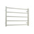 Radiant STR03 Mirror Polished Heated Square Ladder Towel Rail 750x550mm with 5 Bars for Australian bathrooms.