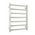 Radiant STR01 Brushed Satin Heated Square Ladder Towel Rail 600x800mm, a 7-bar stainless steel bathroom accessory available in Australia.