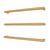 Radiant SBRTR-650 Dual Purpose Low Voltage Single Round Towel Rail 650mm in Brushed Gold for Australian bathrooms.