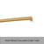 Radiant Single Round Heated Towel Rail 650mm in Brushed Gold finish, a luxury low-voltage bathroom accessory for modern homes in Australia.