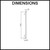 Technical diagram showing dimensions for the Radiant FVTR-930 Mirror Polished Vertical Heated Towel Rail, 50mm x 930mm, for Australian bathroom installations.