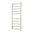 Radiant Australia RTR430 Round Bar Brushed Satin Heated Towel Rail 430mm x 1100mm, 10-bar stainless steel bathroom ladder available at Renovator Store.