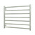 Radiant RTR08 Mirror Polished Round Bar Heated Towel Rail 900x750mm with 7 horizontal bars for modern Australian bathrooms.