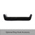 Radiant FVTR-930 Matte Black Vertical Heated Towel Rail with Ring Hook accessory for modern Australian bathrooms.
