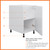 Flat Pack Kitchen Base Cabinet - 200mm - 16mm Thick - White