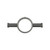 Radiant Gun Metal Grey Round Vertical Towel Rail Hook Accessory in 304 Stainless Steel for Australian bathrooms.