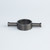 Radiant Gun Metal Grey Round Ring Hook Accessory for Vertical Heated Towel Rails in Australian Bathrooms