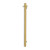 Radiant VTR-950 Vertical Heated Towel Rail 40x950mm in Brushed Gold finish for modern Australian bathrooms.