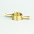 Radiant Ring Hook Accessory for round vertical towel rails in PVD brushed gold finish, a high-grade stainless steel bathroom accessory available in Australia.