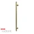 Radiant LG-FVTR-930 Light Gold Heated Vertical Flat Bar Towel Rail 50x930mm for luxury Australian bathrooms.