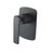 Norico Esperia matte black wall mixer with spout for modern Australian bathrooms.