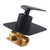 Modern matte black Norico Esperia wall mixer with spout for luxury bathrooms in Melbourne, Australia.