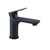 Persano Matte Black Basin Mixer Tap, modern solid brass bathroom sink faucet from Renovator Store Australia.