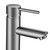 Norico Pentro Round Brushed Nickel Basin Mixer Tap for Modern Bathrooms in Australia
