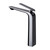 Norico Esperia Matte Black and Chrome Tall Basin Mixer - Modern Bathroom Tapware Australia