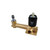 Norico Persano Matte Black Wall Mounted Bath or Basin Mixer with Spout, Modern Tapware for Sydney and Melbourne Bathrooms