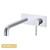 Norico Pentro Chrome Wall Mixer with Round Spout for Bathroom Basin or Bathtub, Australian Standard Tapware.
