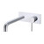 Norico Pentro Chrome Wall Mixer with Round Spout - Modern Bathroom Tapware Australia