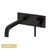 Norico Pentro matte black wall mixer with round spout for Australian bathrooms and kitchens.