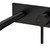 Norico Pentro Matte Black Round Wall Mixer Tap with Spout for modern Australian bathrooms.