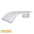 Norico Esperia Chrome Square Wall Mounted Bath Spout for Modern Bathroom Renovations in Australia