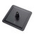 Norico Cavallo 250mm Matte Black Ultra-Thin Square Rain Shower Head - Renovator Store Australia