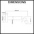Norico Pentro Round Bath Spout dimensions diagram for Australian bathroom renovations.