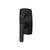 Modern Norico Bellino Matte Black Wall Mixer with Diverter for Bathroom Shower or Bath, Solid Brass Tapware Australia