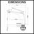 Norico Bellino Basin Mixer Technical Dimensions Diagram - Modern Bathroom Tapware Australia