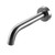 Norico Pentro Brushed Nickel Round Wall Mounted Swivel Bath Spout for Modern Bathroom Renovations in Australia