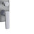 Modern Norico Bellino Brushed Nickel Wall Mixer with Diverter, Solid Brass Bathroom Tapware for Shower and Bath Renovations in Australia.