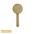 Norico Pentro Brushed Yellow Gold Round Rainfall Handheld Shower Head for modern Australian bathrooms.