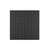 Cavallo 250mm Matte Black Ultra-Thin Square Rain Shower Head, Aquaperla Australia