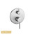 Norico Pentro Brushed Nickel Round Wall Mixer with Diverter for Modern Australian Bathrooms