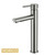 Norico Pentro Round Basin Mixer Tap in Brushed Nickel for Modern Bathroom Renovations Australia